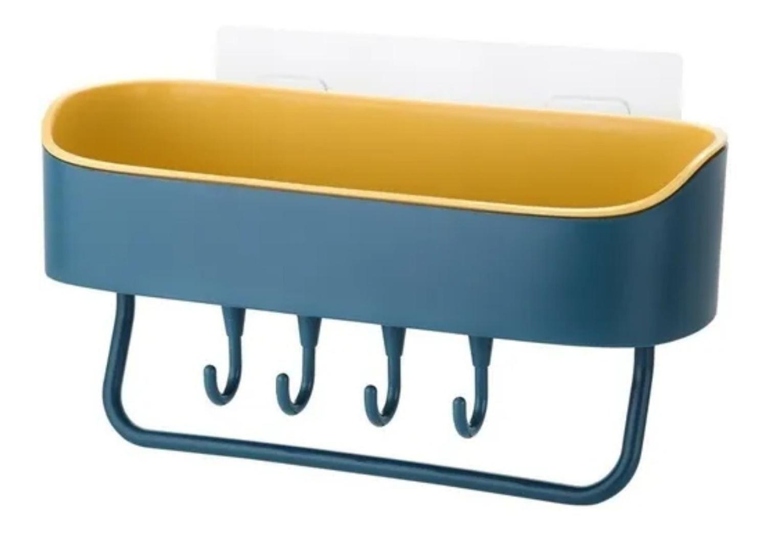 Organizador Ducha Baño Cocina Plástico Adhesivo-0