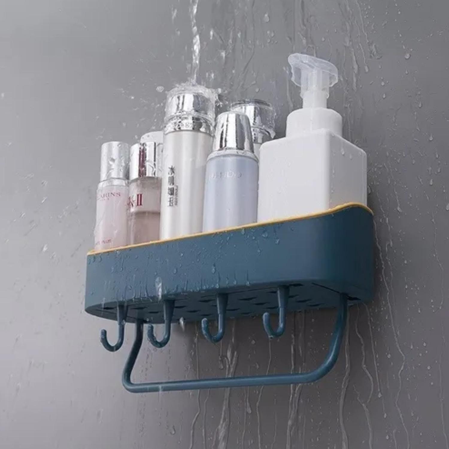 Organizador Ducha Baño Cocina Plástico Adhesivo-1