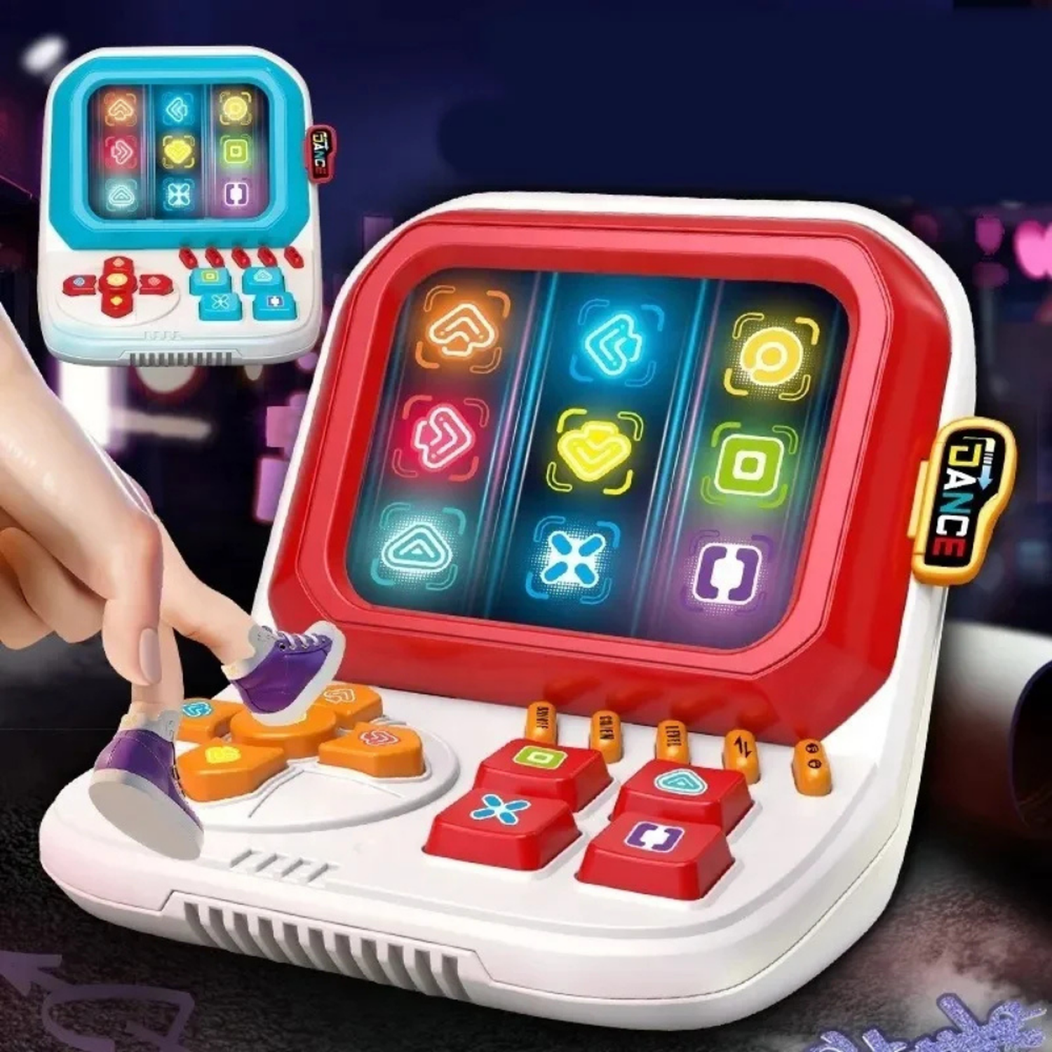 Juego de Baile Infantil Para Dedos Con Pantalla y Sonido-2