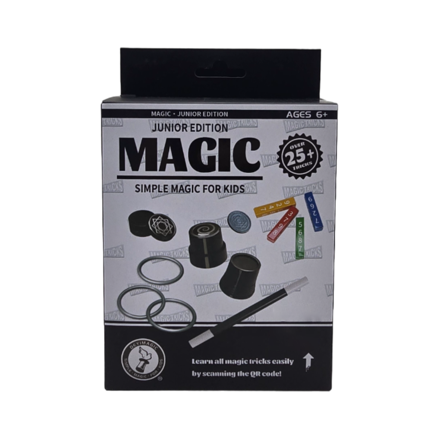 Set Juego De Magia Magic 25 Trucos De Mago Con Varita Niños-1