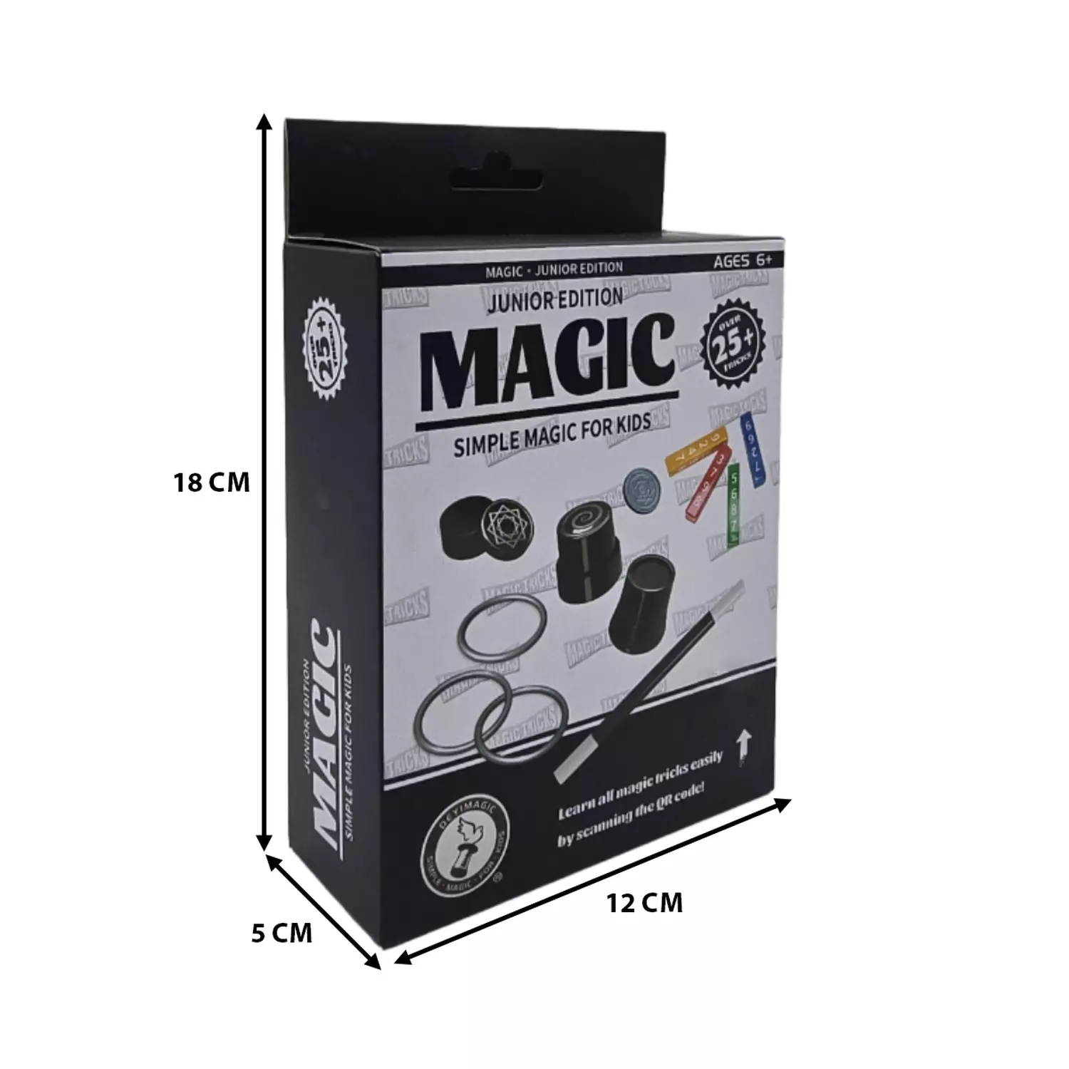 Set Juego De Magia Magic 25 Trucos De Mago Con Varita Niños-2