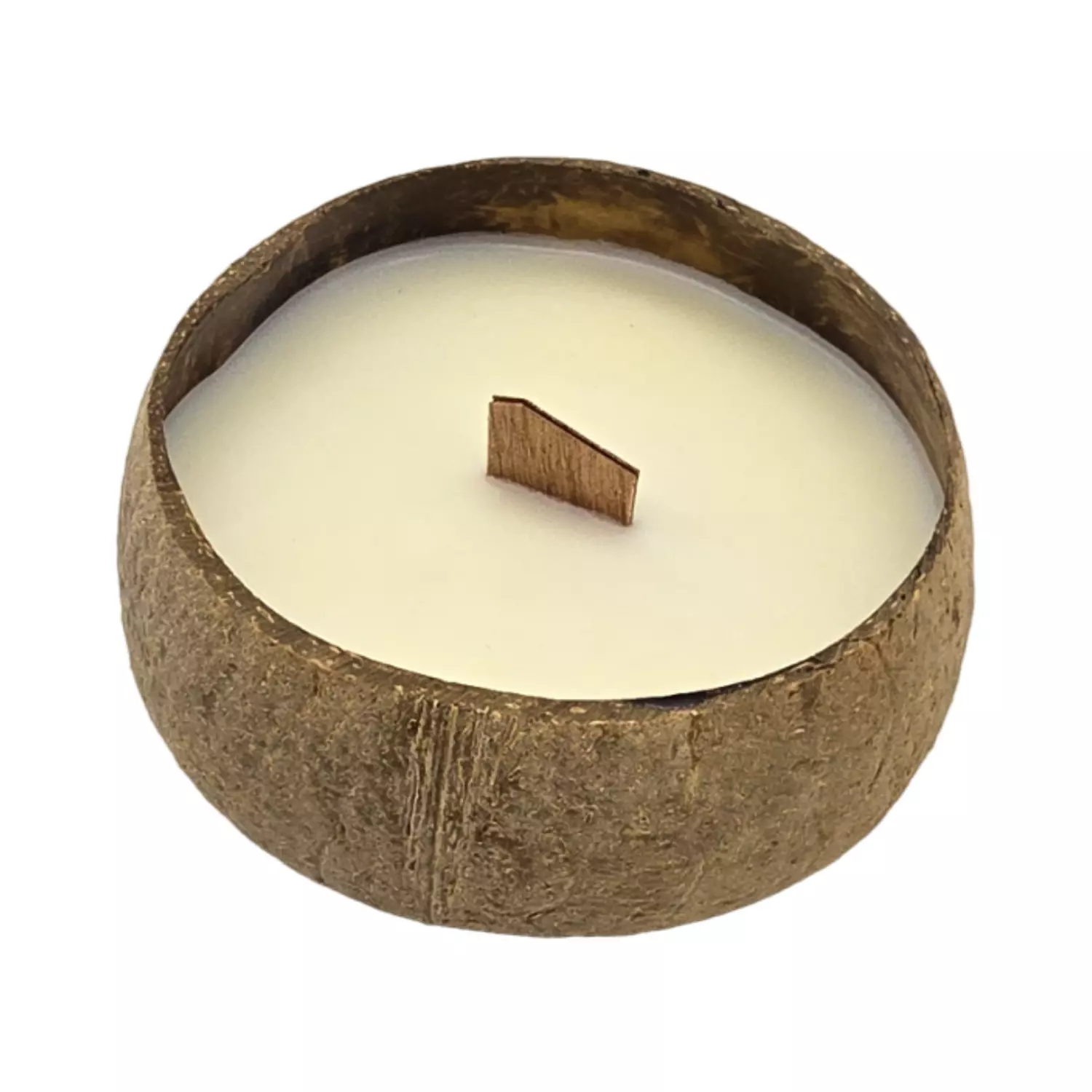 Vela Aromatica Ecologica En Cascara De Coco Cera De Soja-1