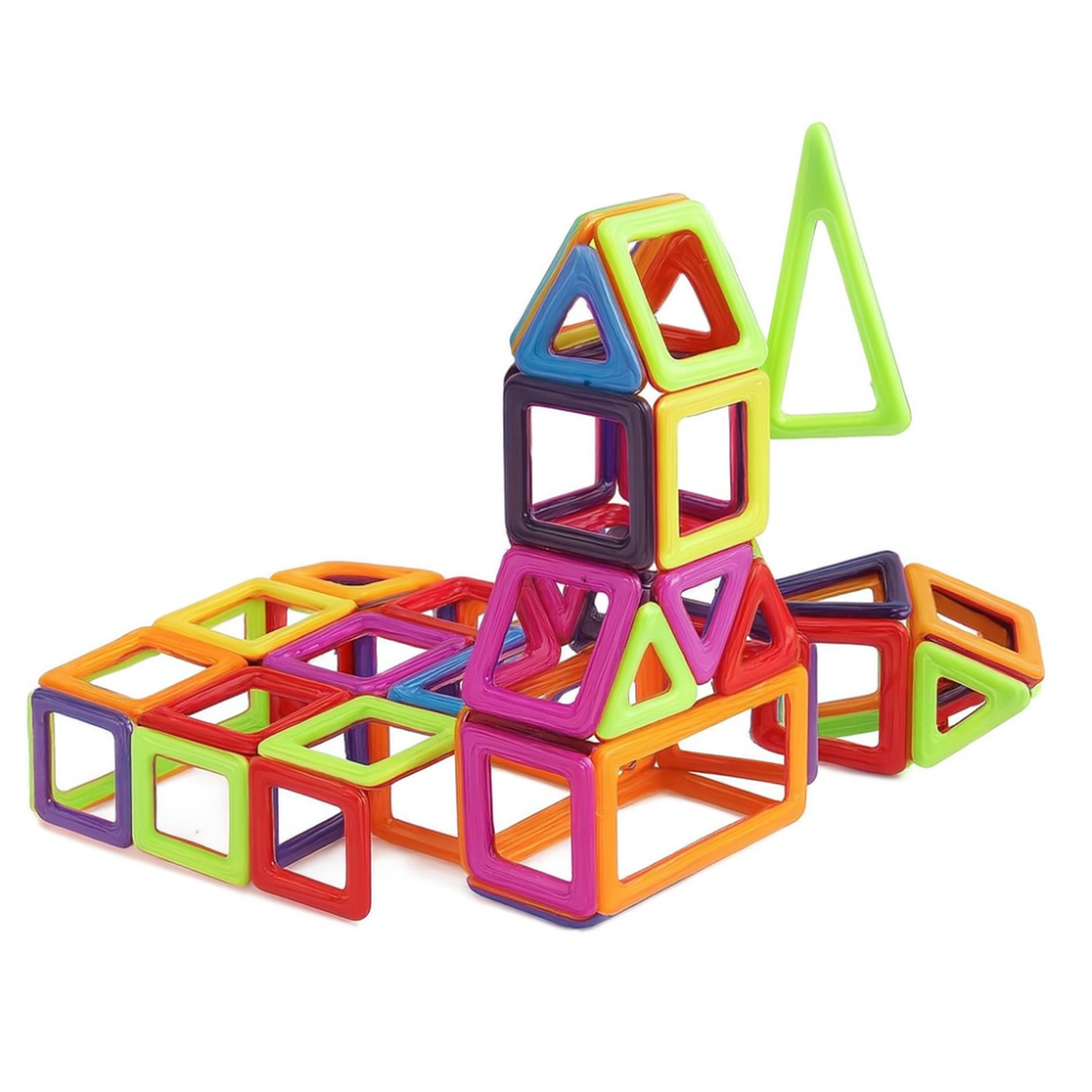 Set de Construccion Magnetico Piezas Magneticas 88 Piezas-6