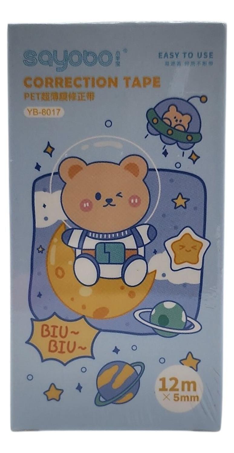 Corrector Cinta Diseño Kawaii Cute Varios Colores 12 Metros-2