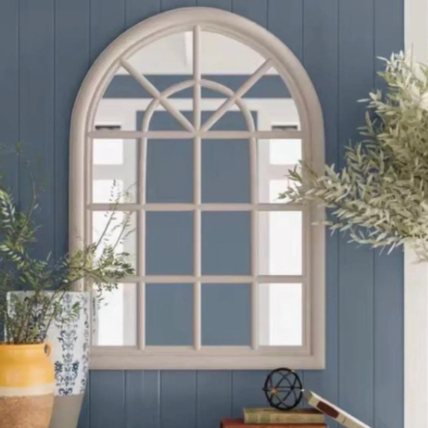 Marco Espejo Decorativo Clasico Forma De Ventana Vintage-2