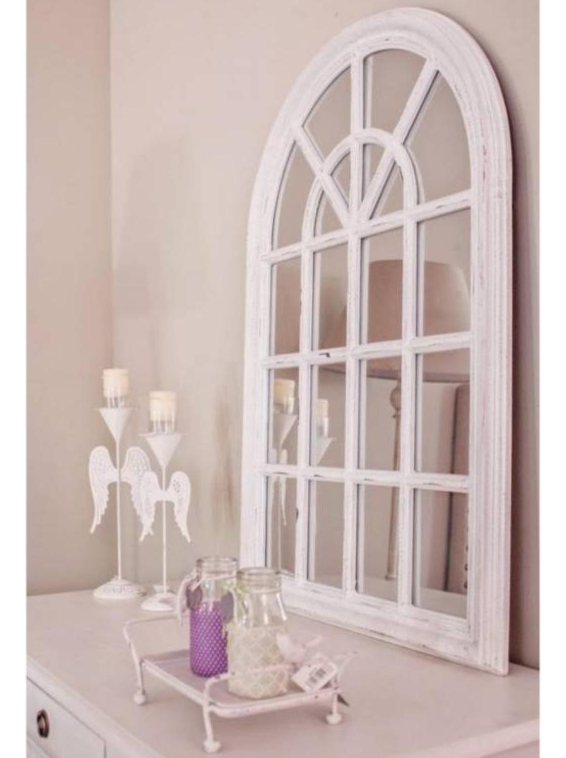 Marco Espejo Decorativo Clasico Forma De Ventana Vintage-3