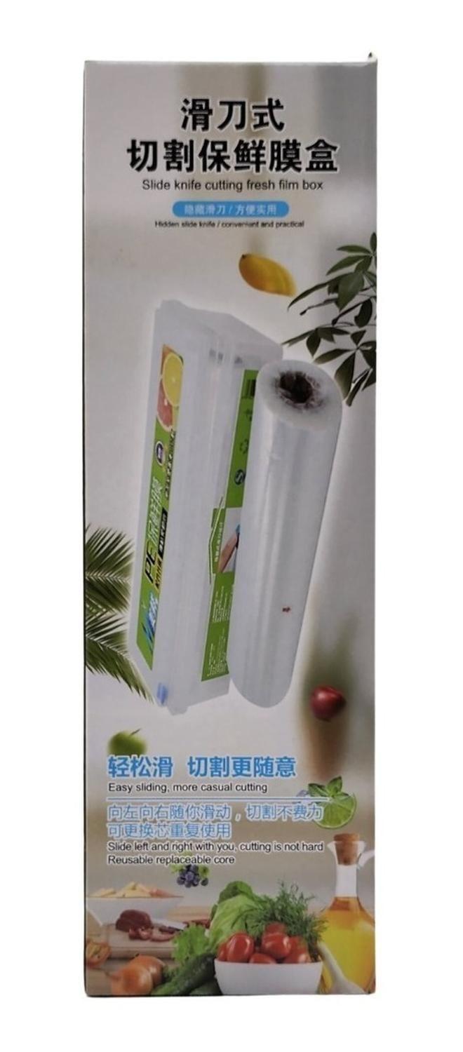 Dispensador De Papel Alusa Cortador Film Porta Rollo-2