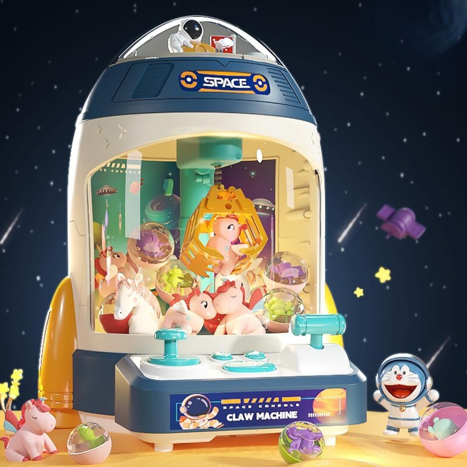 Juguete Mini Maquina Saca Peluche Garra Premio Claw Machine-4