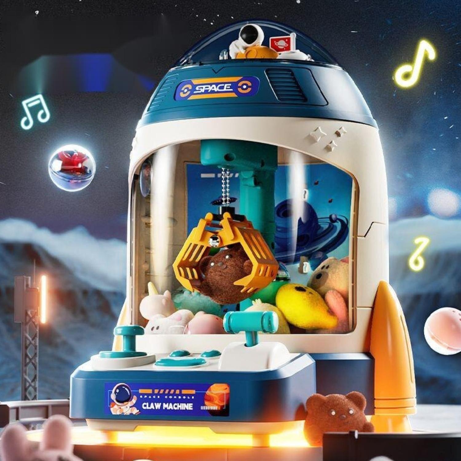 Juguete Mini Maquina Saca Peluche Garra Premio Claw Machine-6