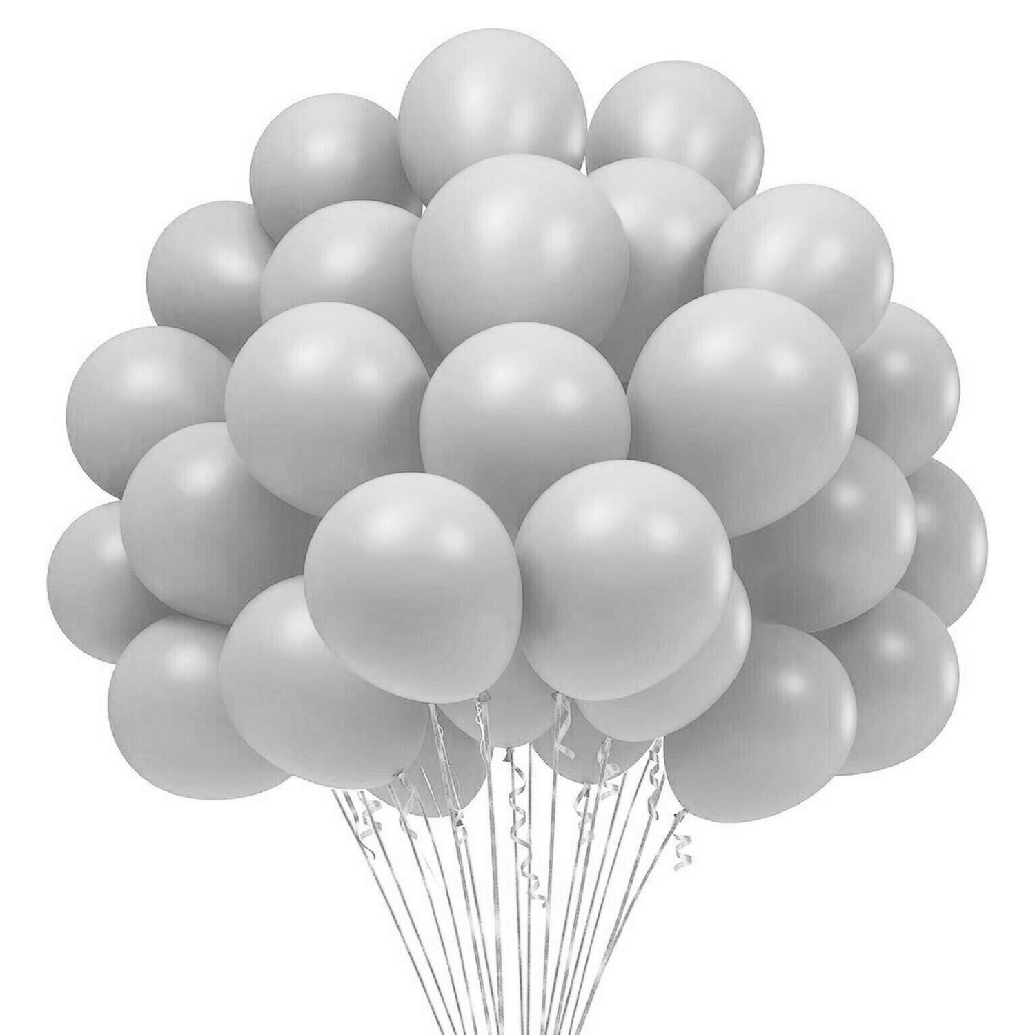 Globos Color Gris Vintage 50 Unidades Tamaño R5-0
