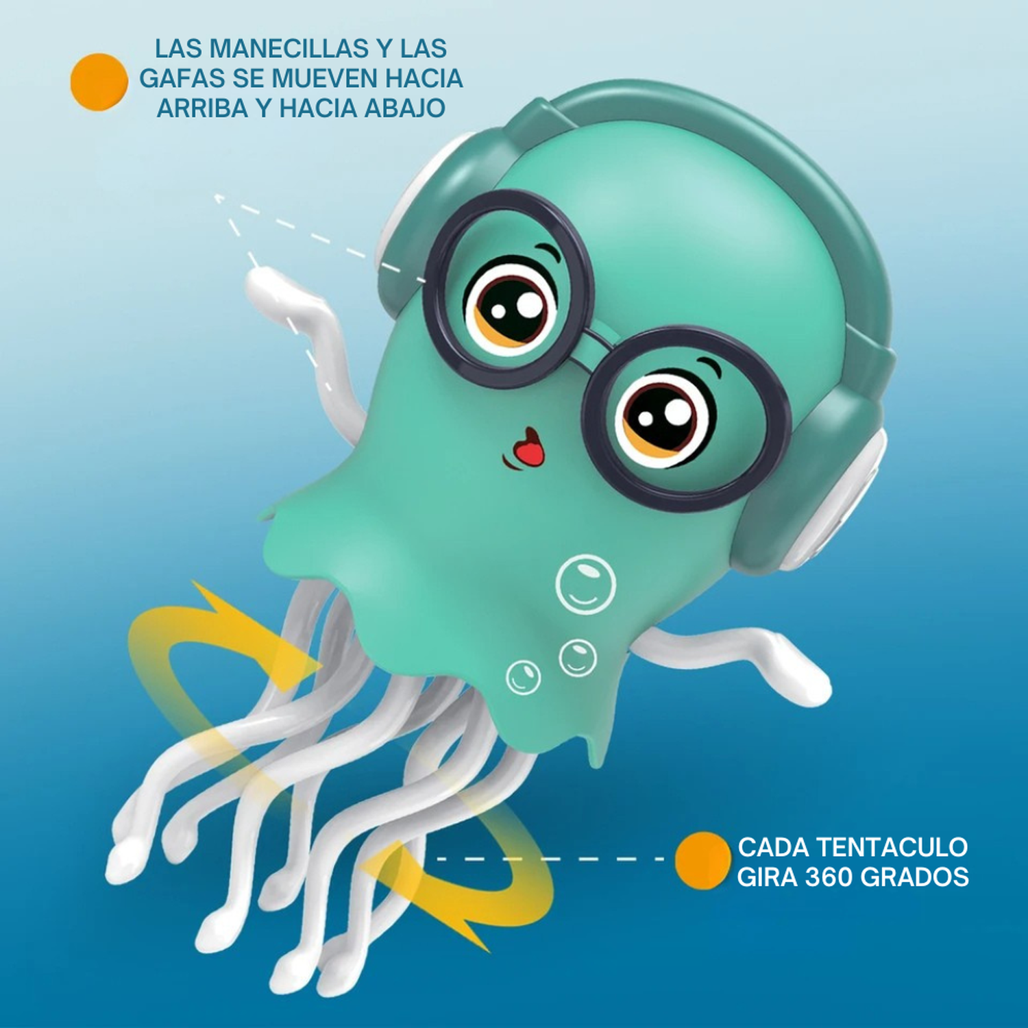 Juguete Pulpo Bailarin Interactivo Musical Con Luces-4