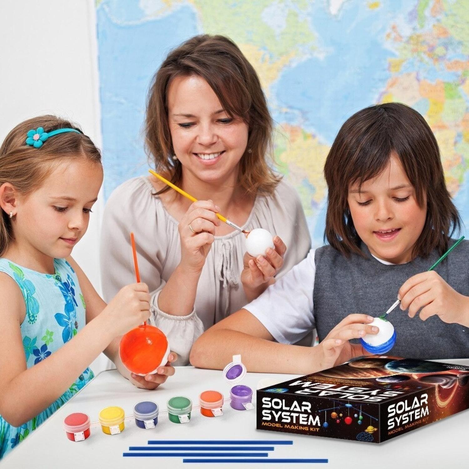 Kit Sistema Solar Modelo Tipo Maqueta Para Niños-4