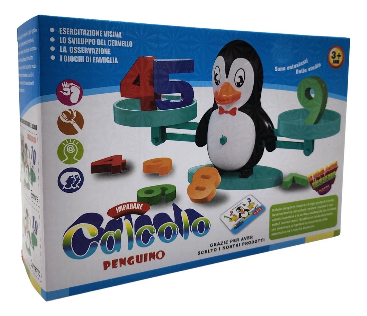 Juguete Educativo Equilibrio Matematicas Pingüino Para Niños-0
