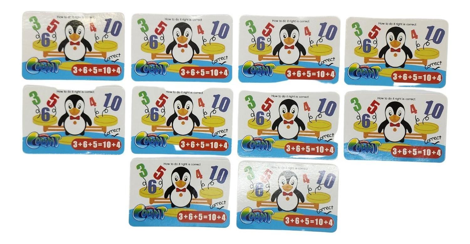 Juguete Educativo Equilibrio Matematicas Pingüino Para Niños-7