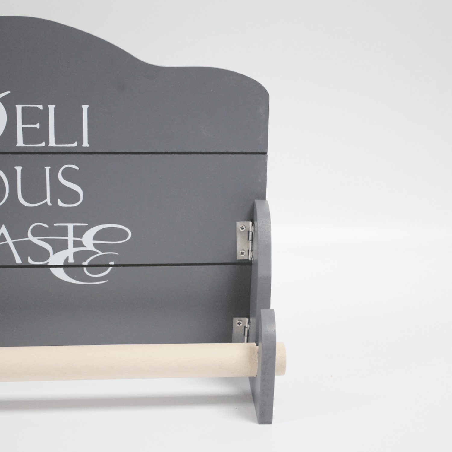 Dispensador Porta Rollo De Toalla Nova Cocina Vintage Gris-2