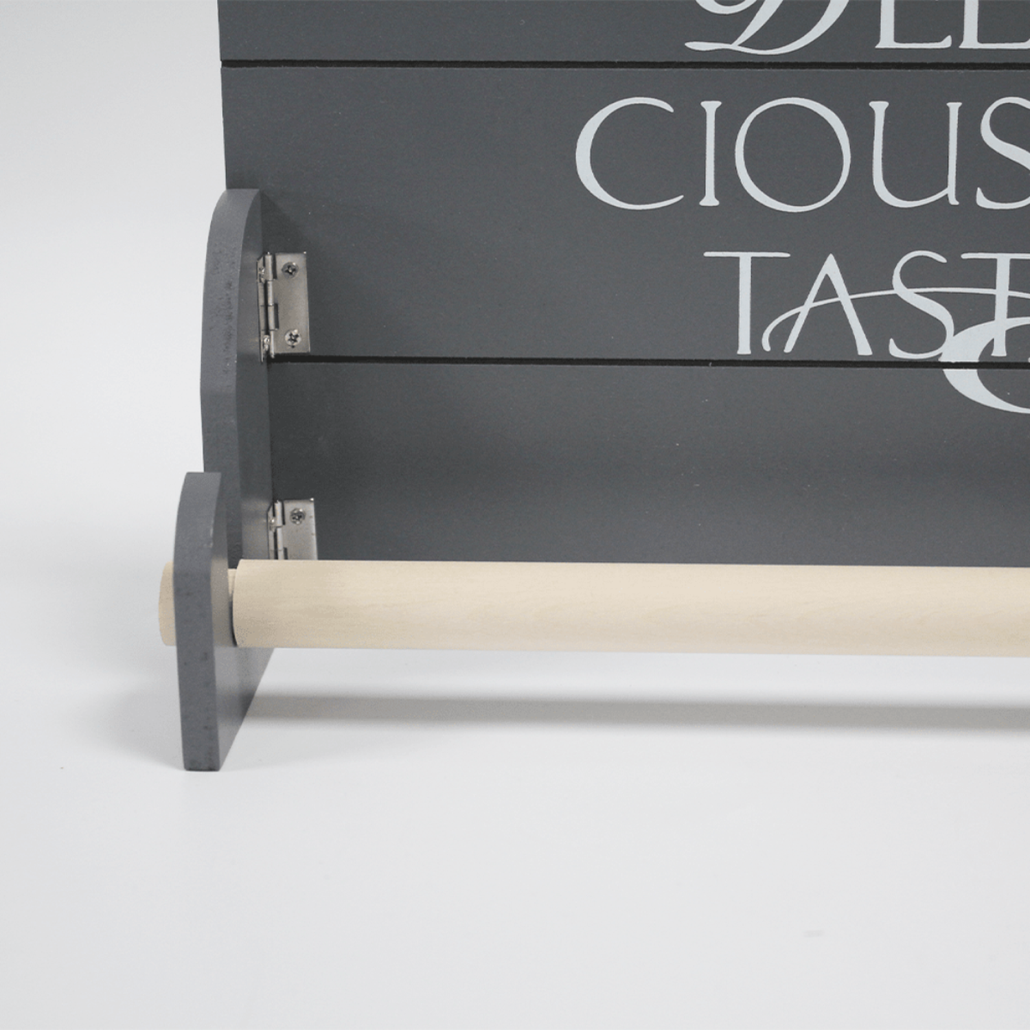 Dispensador Porta Rollo De Toalla Nova Cocina Vintage Gris-3