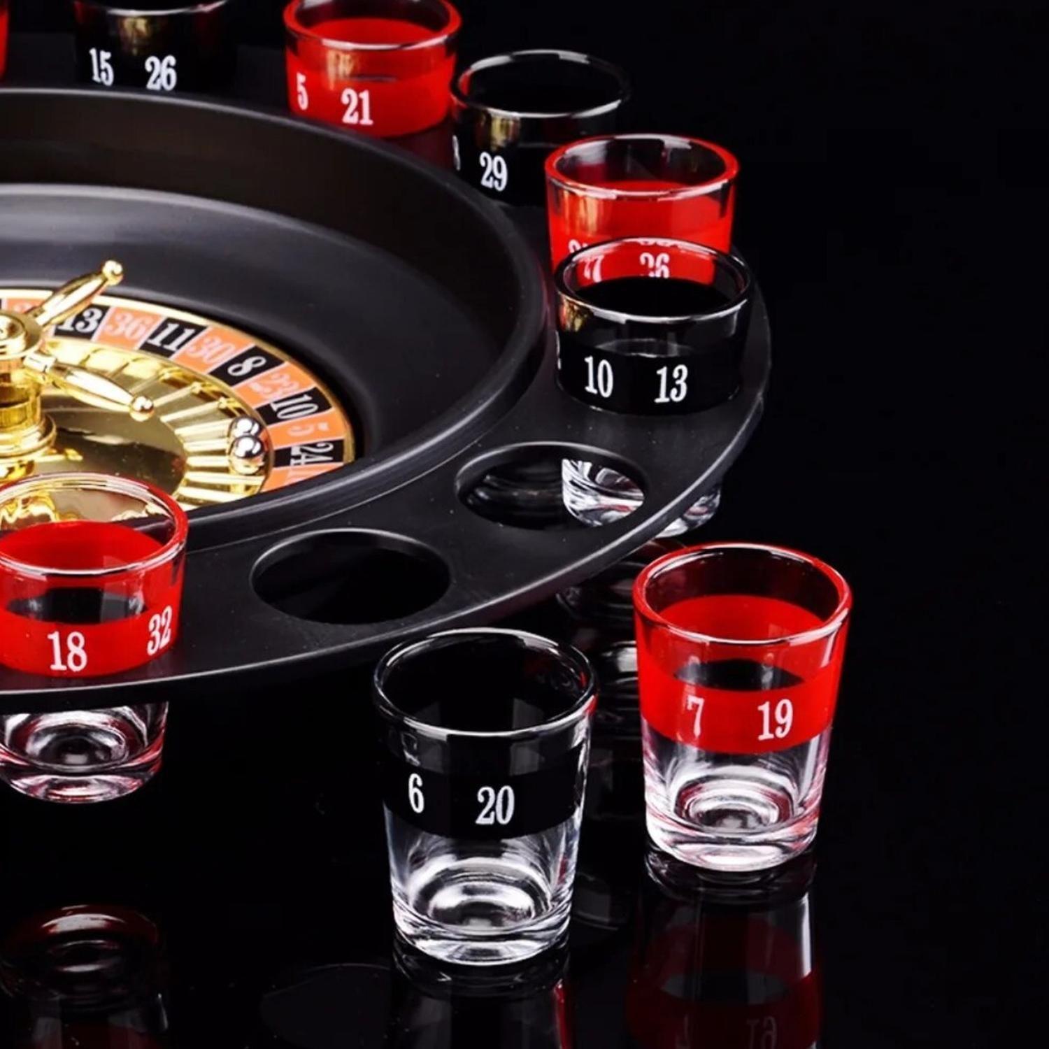 Juego De Ruleta Casino De Shots Con Vasos Cortitos Juego-3