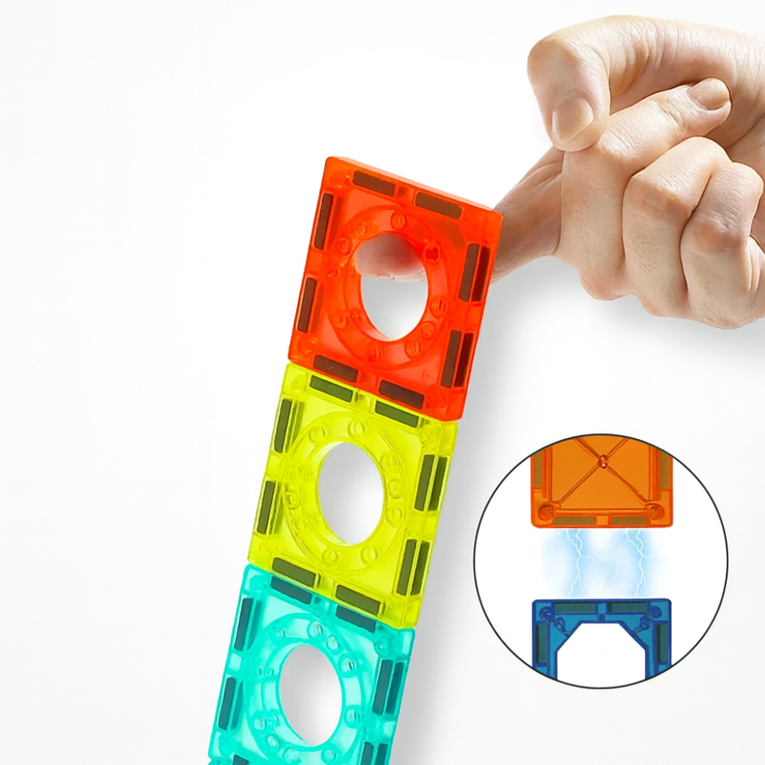 Juego Bloques Magneticos Construccion 42 Piezas Tobogan-2