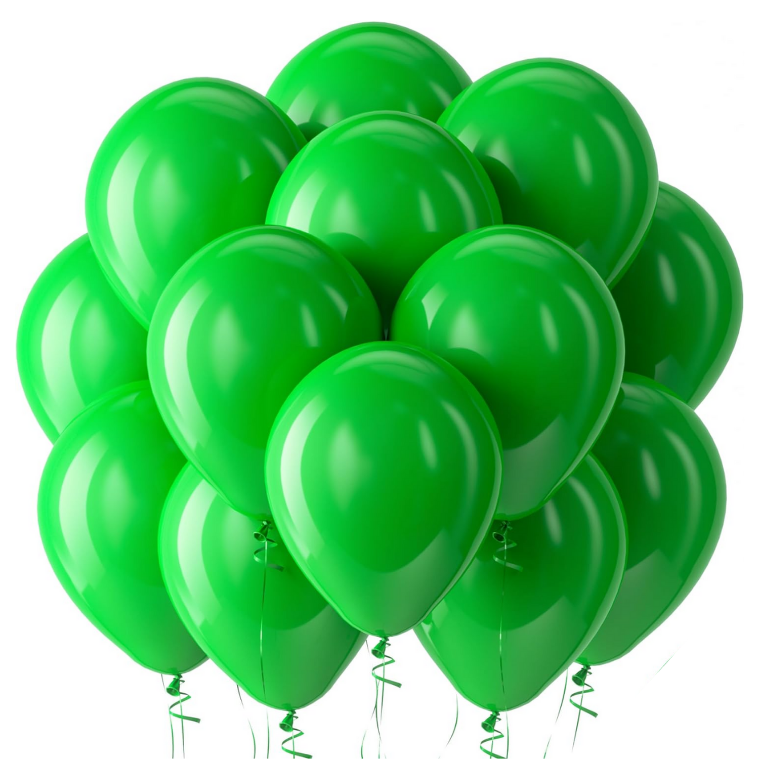 Globos Color Verde Claro 100 Unidades Tamaño 25 Cm-0