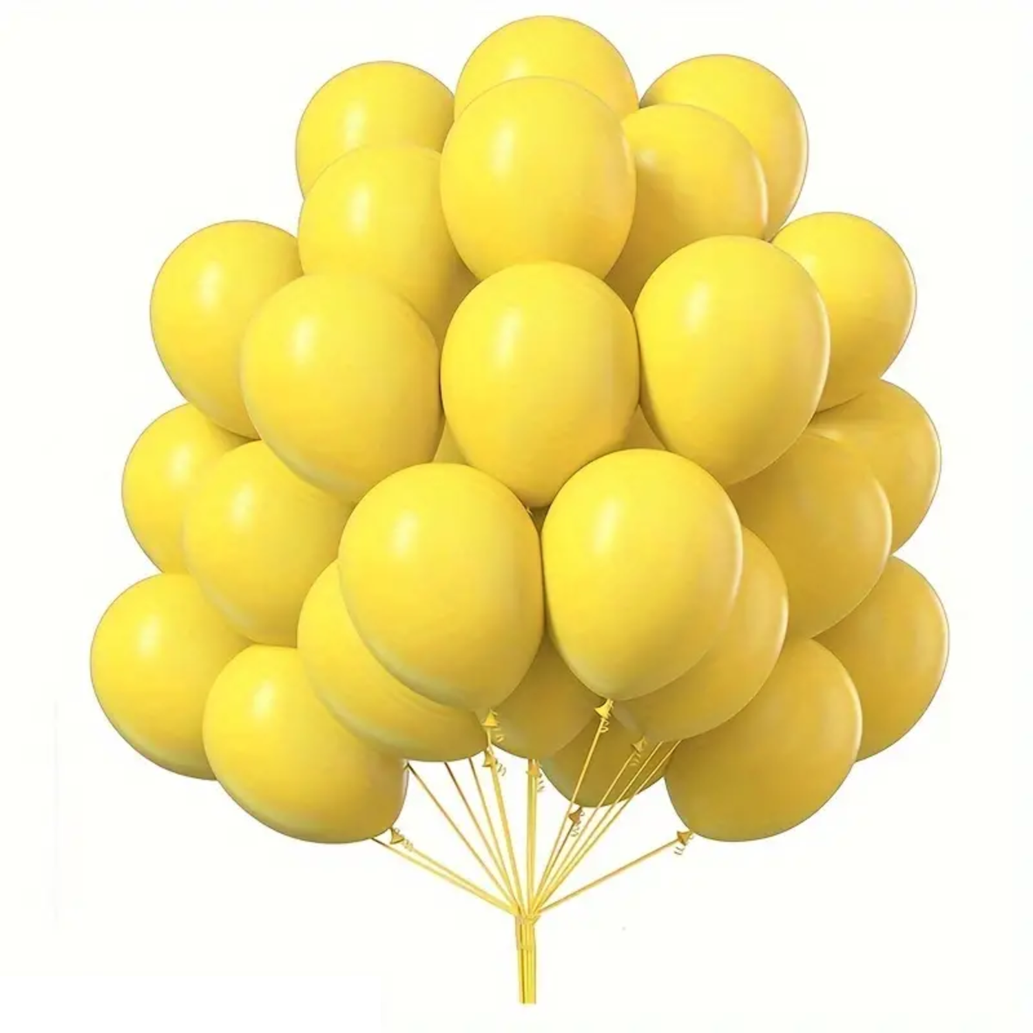 Globos Color Amarillo 50 Unidades Tamaño R12-0