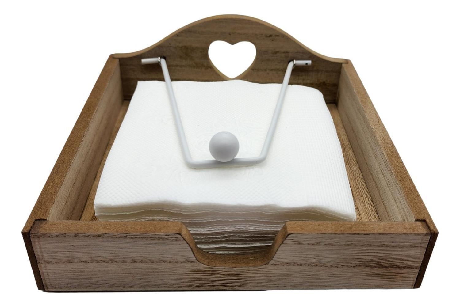 Porta Servilletas De Madera Estilo Vintage Buena Calidad-3