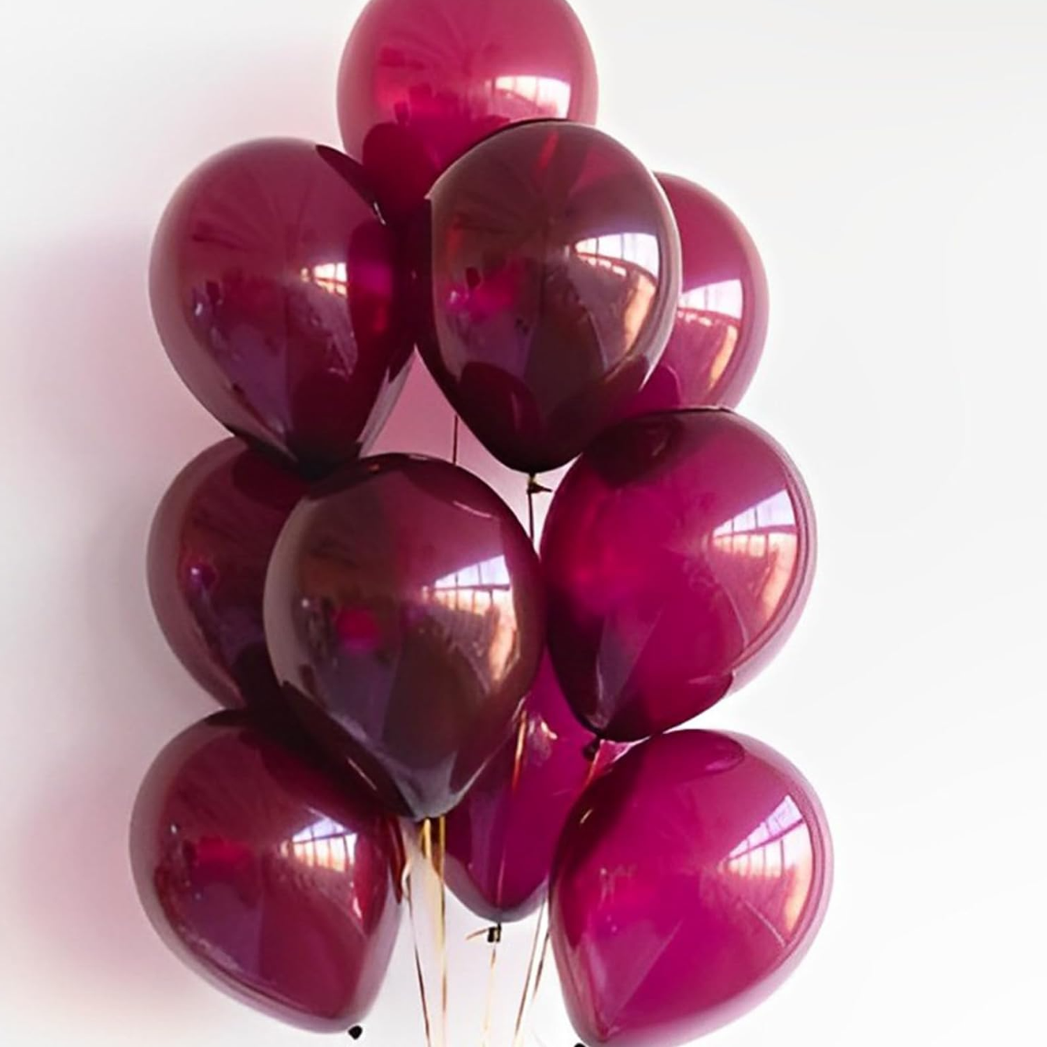 Globos Color Violet Red Vintage 50 Unidades Tamaño R12-3