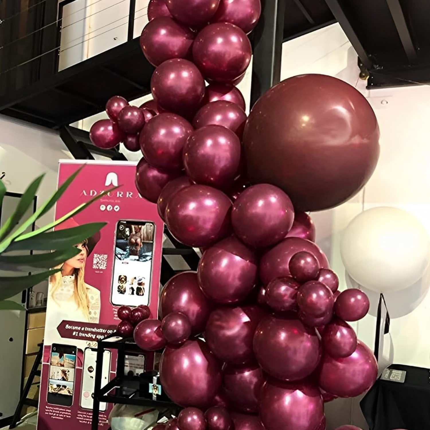 Globos Color Violet Red Vintage 50 Unidades Tamaño R12-5