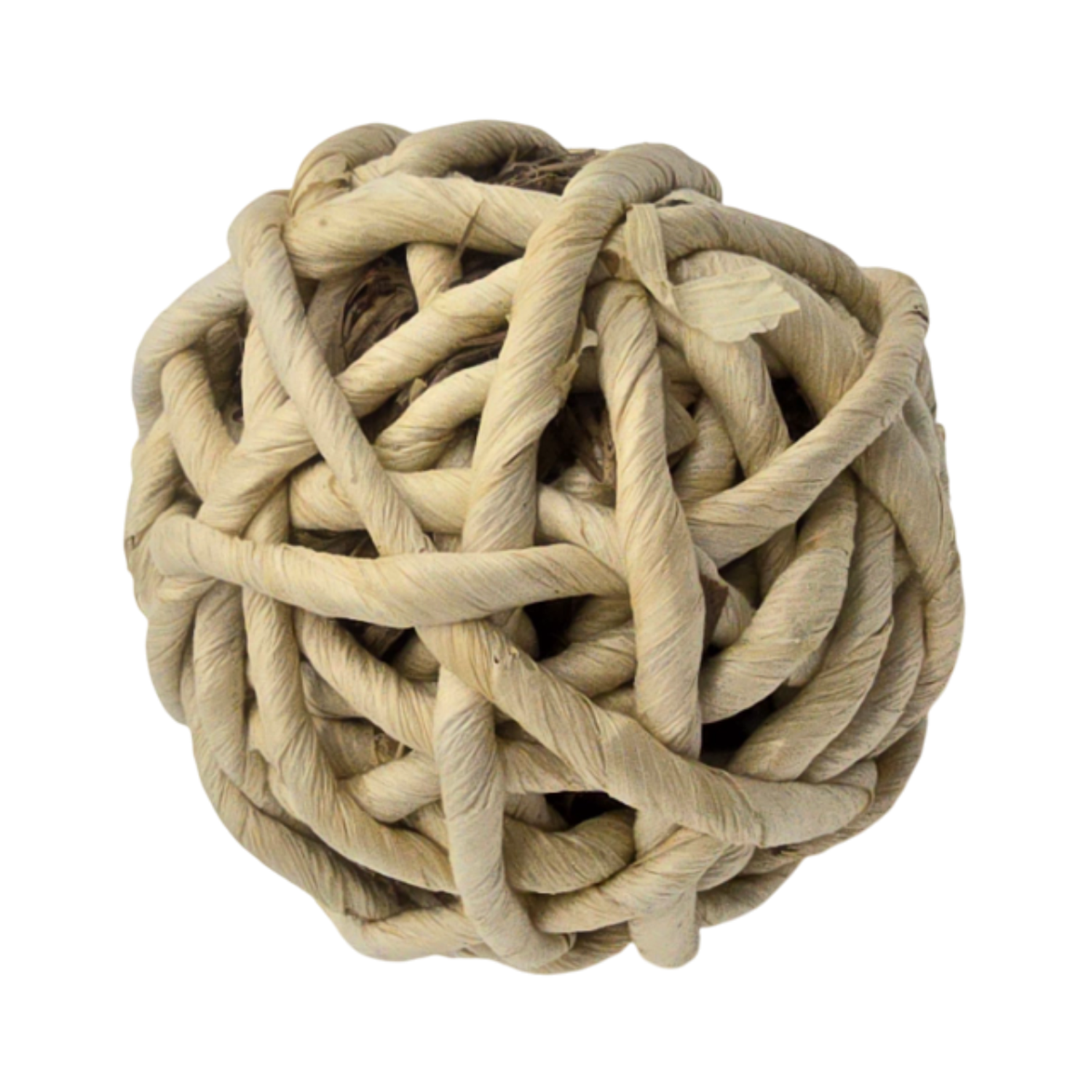 Set 3 Esferas De Fibra Cuerda Para Decoracion Pelota Marron-3