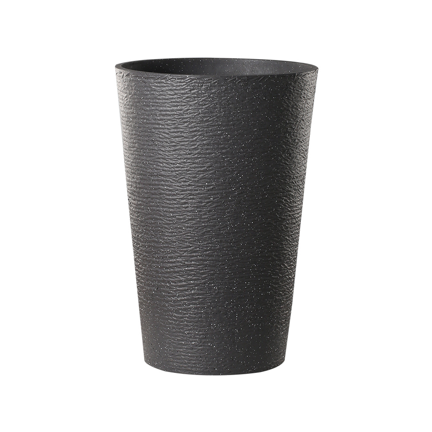 Macetero Plastico Alargado Premium Base Circular Conica-0