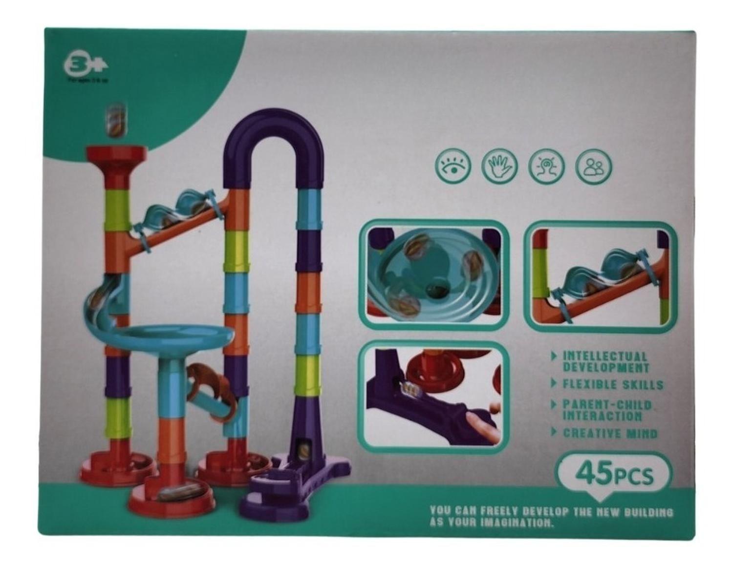 Circuito De Bolitas Entretenido Armable 45 Piezas Puzzle-2
