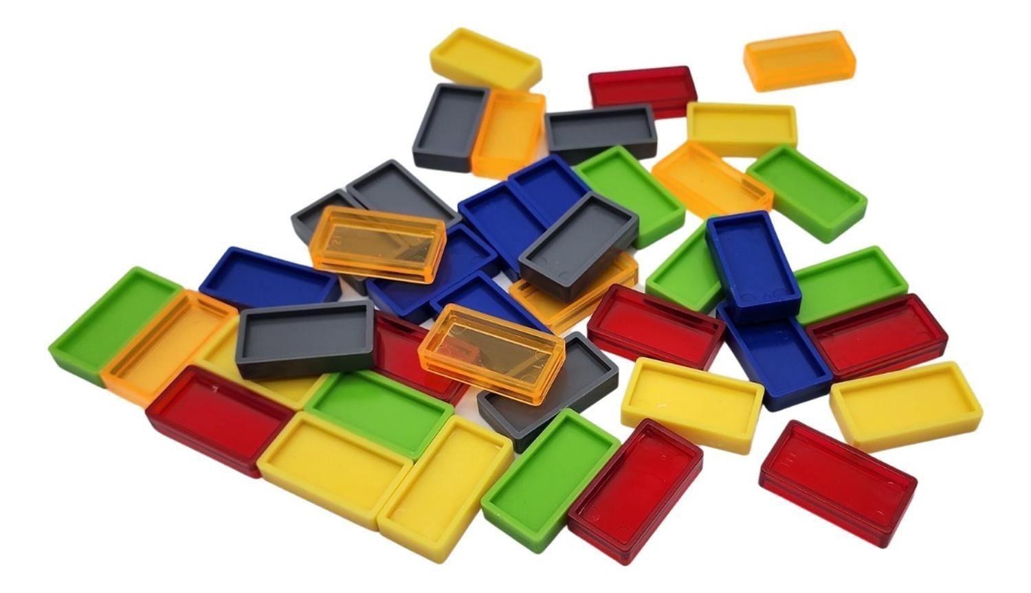 Juego Set Domino De Colores Juego De Mesa Camino Domino-1