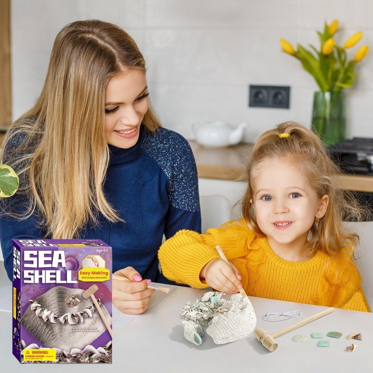 Kit Excavación Descubre Conchitas De Mar Juguete Didáctico-4