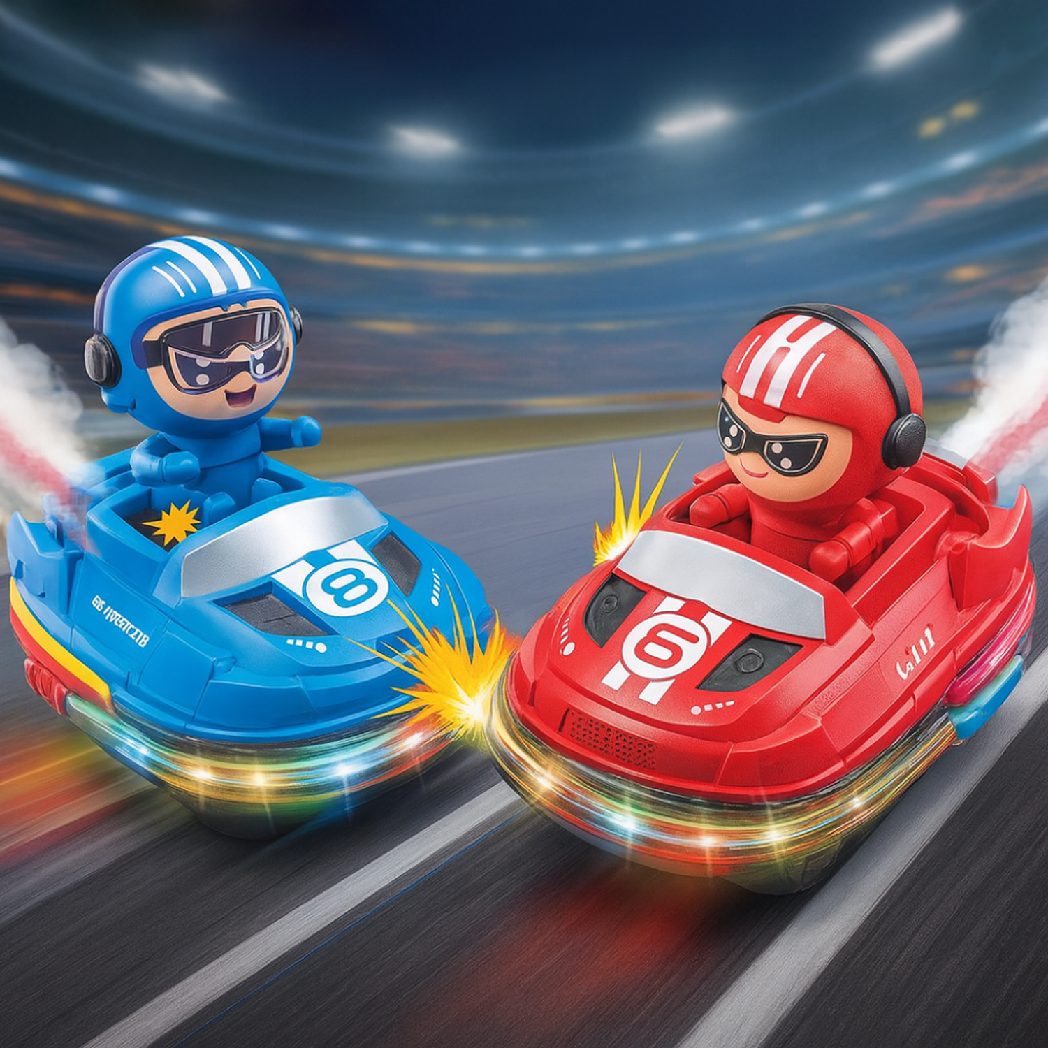 Set de Autitos Chocadores a Control Remoto el Piloto Salta-4