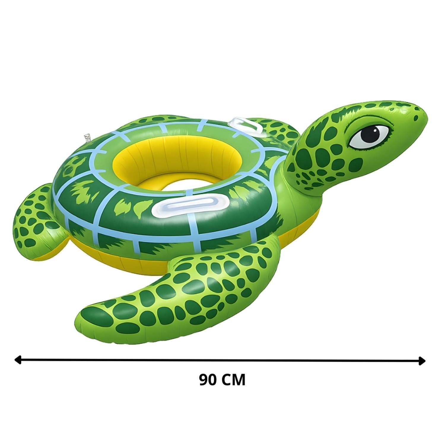 Pack 2 Flotador De Piscina Tortuga Inflable Grande 90cm Verano-3