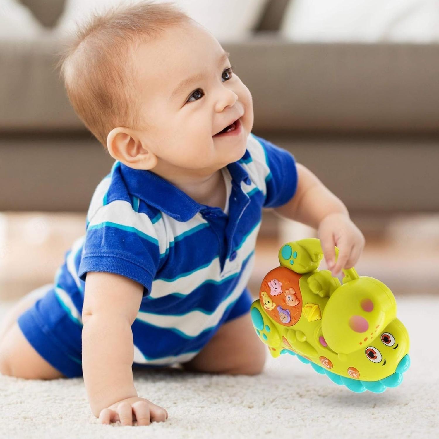 Juguete Piano Musical Con Luces Sonidos Animales Dinosaurio-3