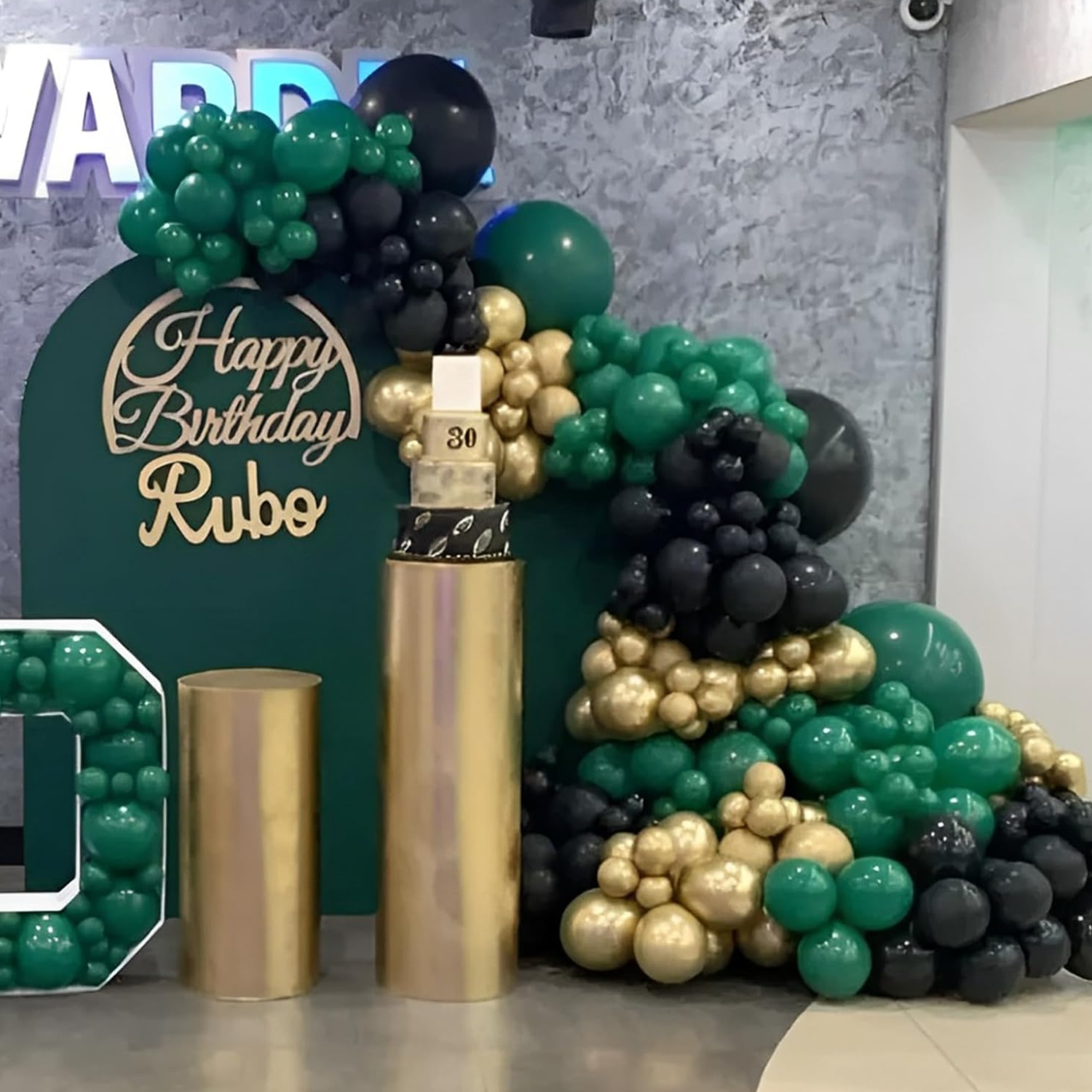 Globos Color Verde Oil Vintage 50 Unidades Tamaño R12-2