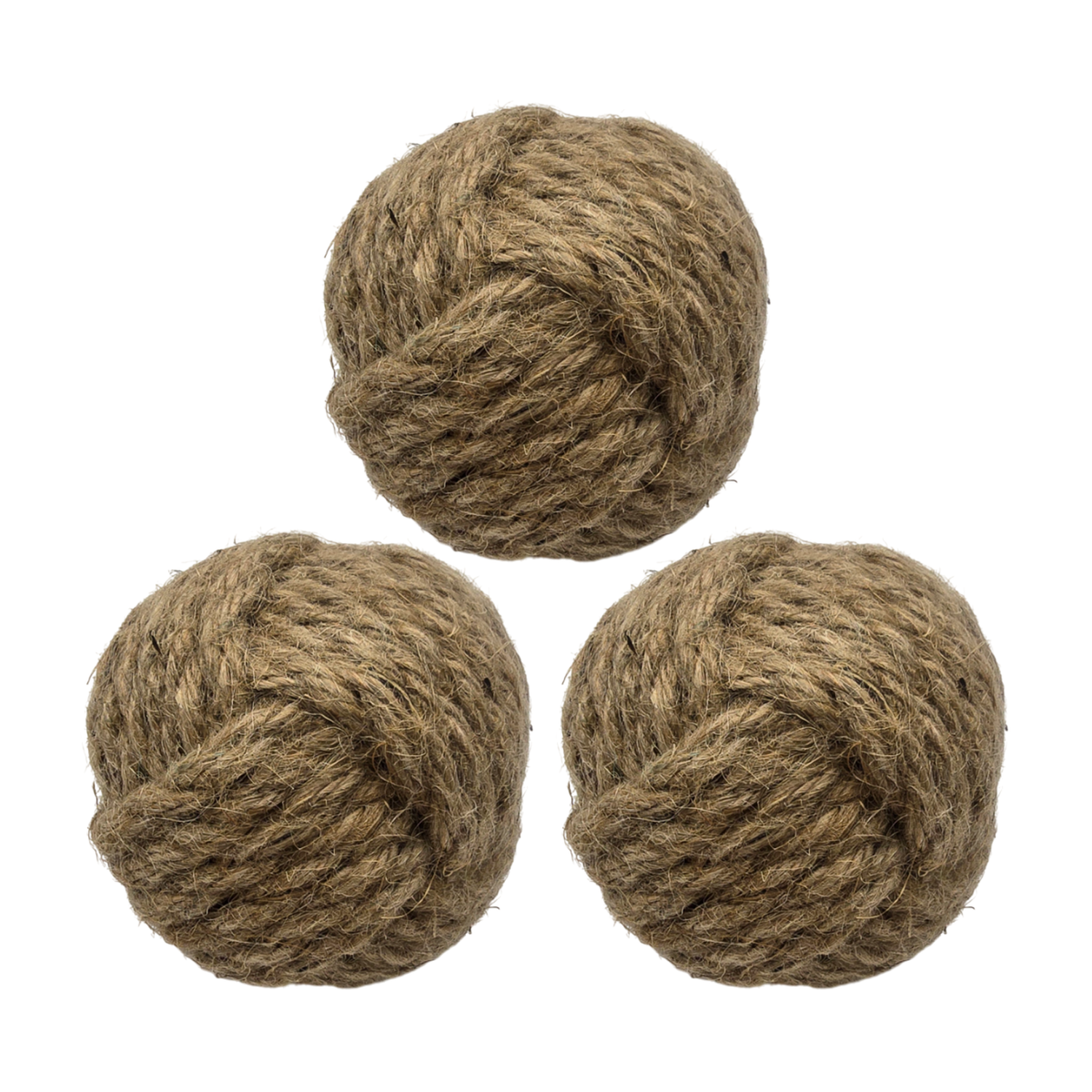Set 3 Esferas De Yute Cuerda Para Decoracion Pelota De Yute-0