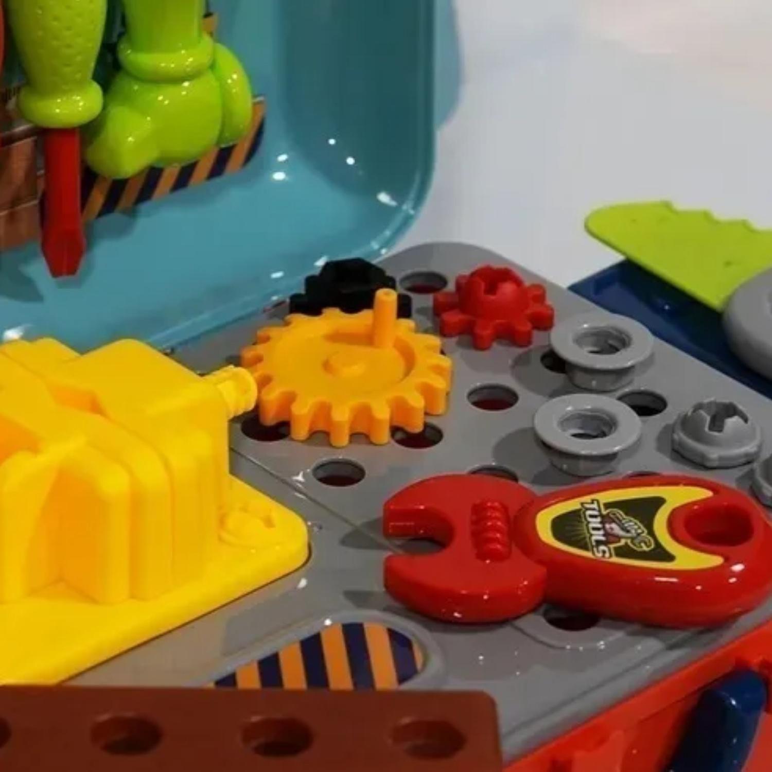 Set Maleta Maletin Infantil Carpintero Niños Juegos-3