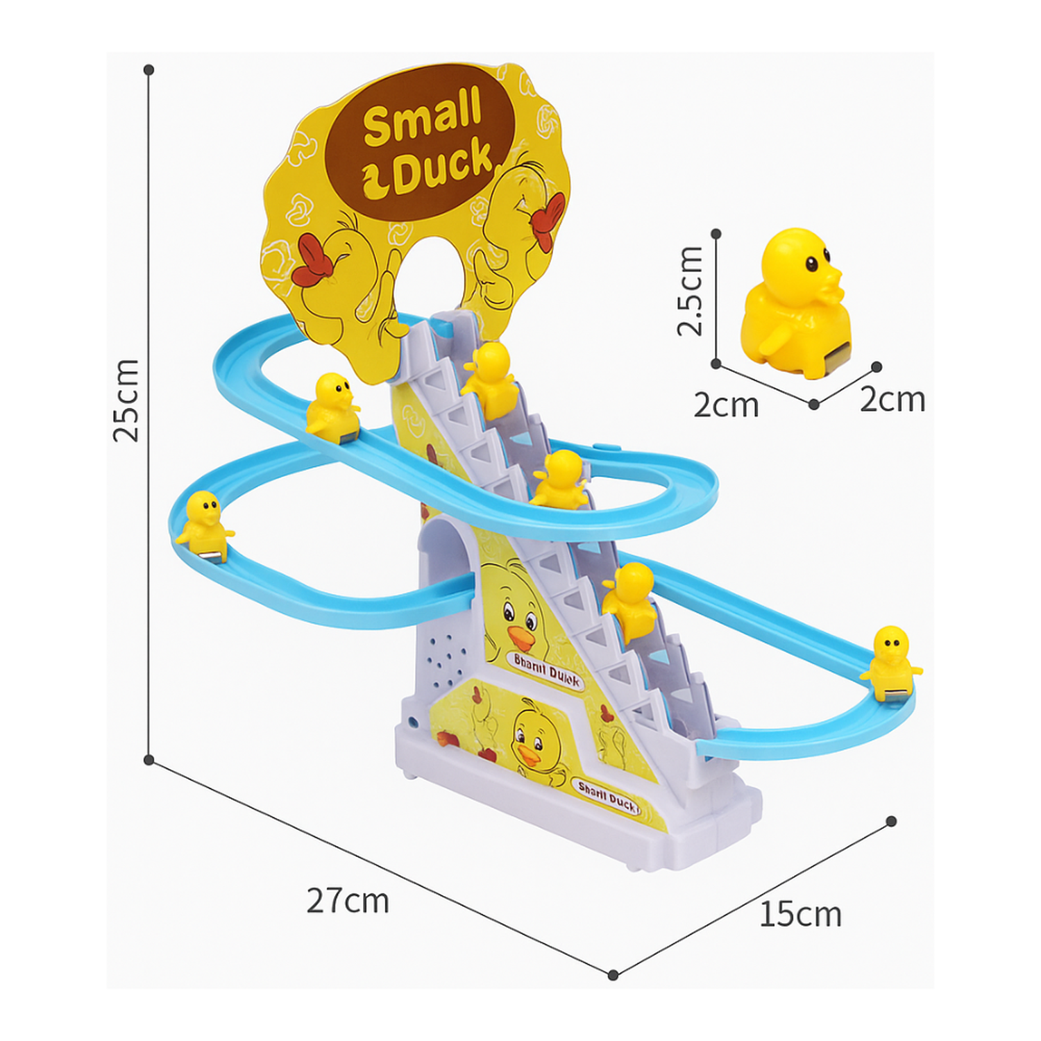Juguete Pista Pato Small Duck Entretenida Tobogán Carrera-4
