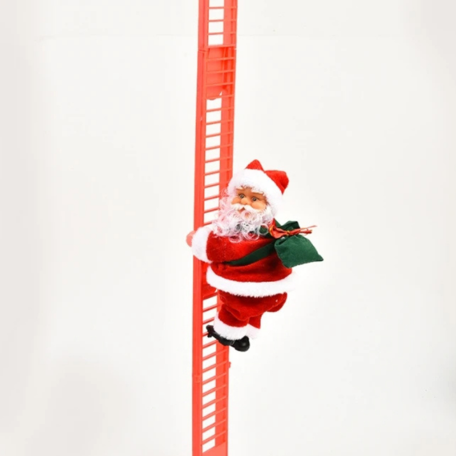 Viejo Pascuero Santa Sube y Baja Escalera Decoracion Navidad-1