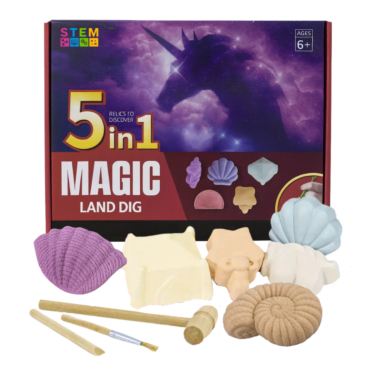 Set 3 Kit De Excavación 5 En 1 Juguete Educativo Infantil-2