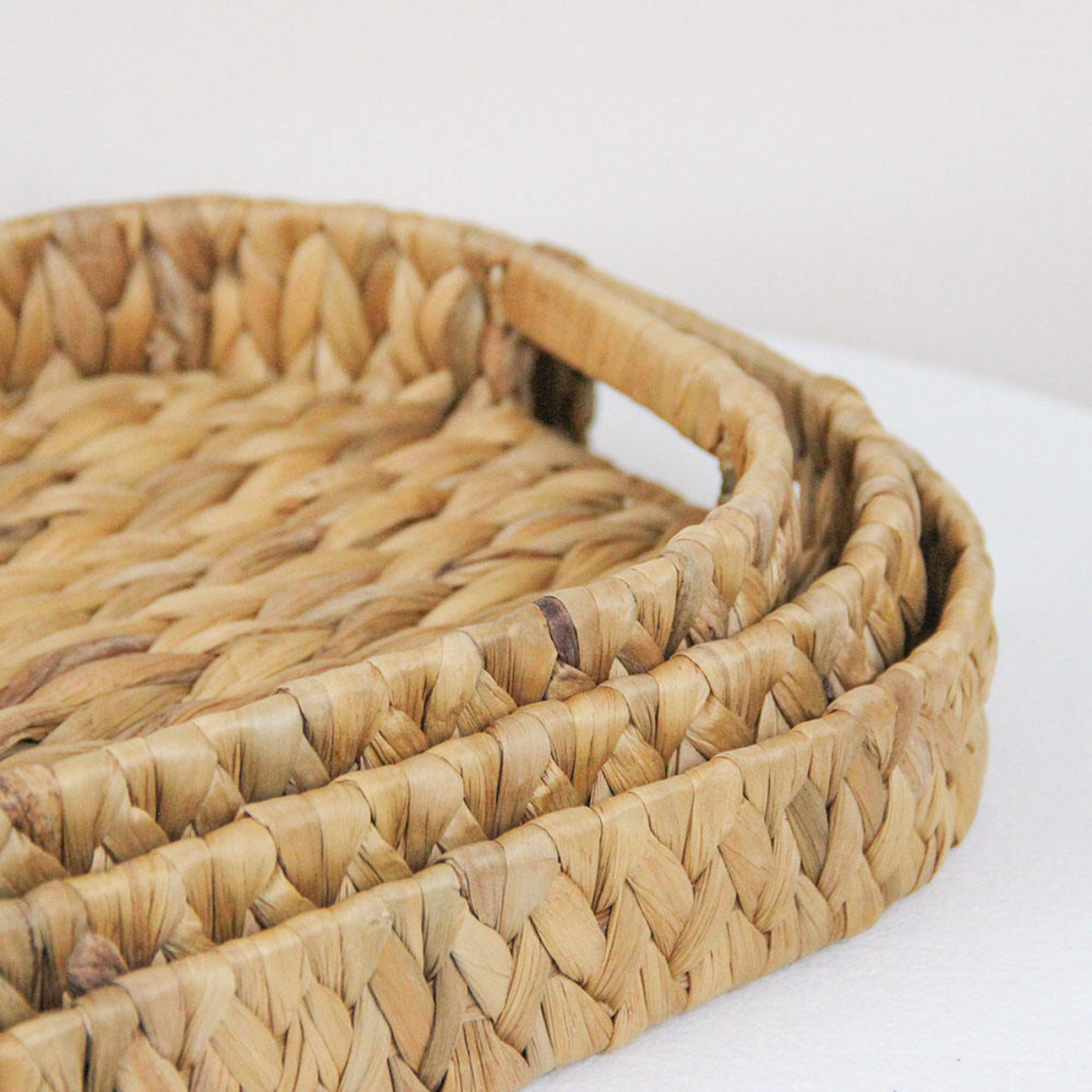 Set 3 Bandeja Rustica Fibra Natural Rectangular Bandeja-2