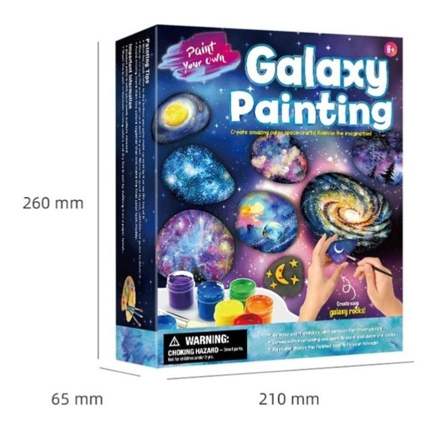 Kit De Arte Pinta Piedra El Universo Galaxy Diversión Niños-3