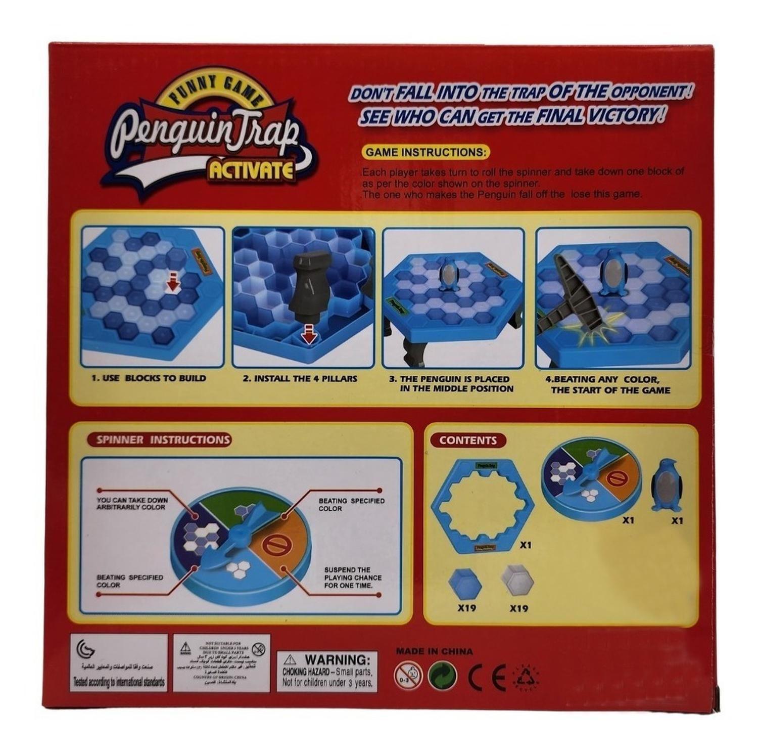 Juego Trampa Salva Pinguino Bloques Hielo Juego De Mesa-1