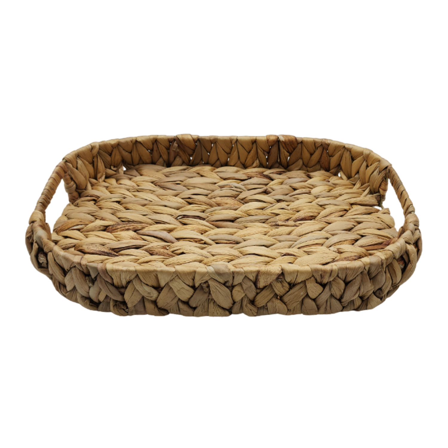 Bandeja Rustica Fibra Natural Rectangular Bandeja Multiuso S-1