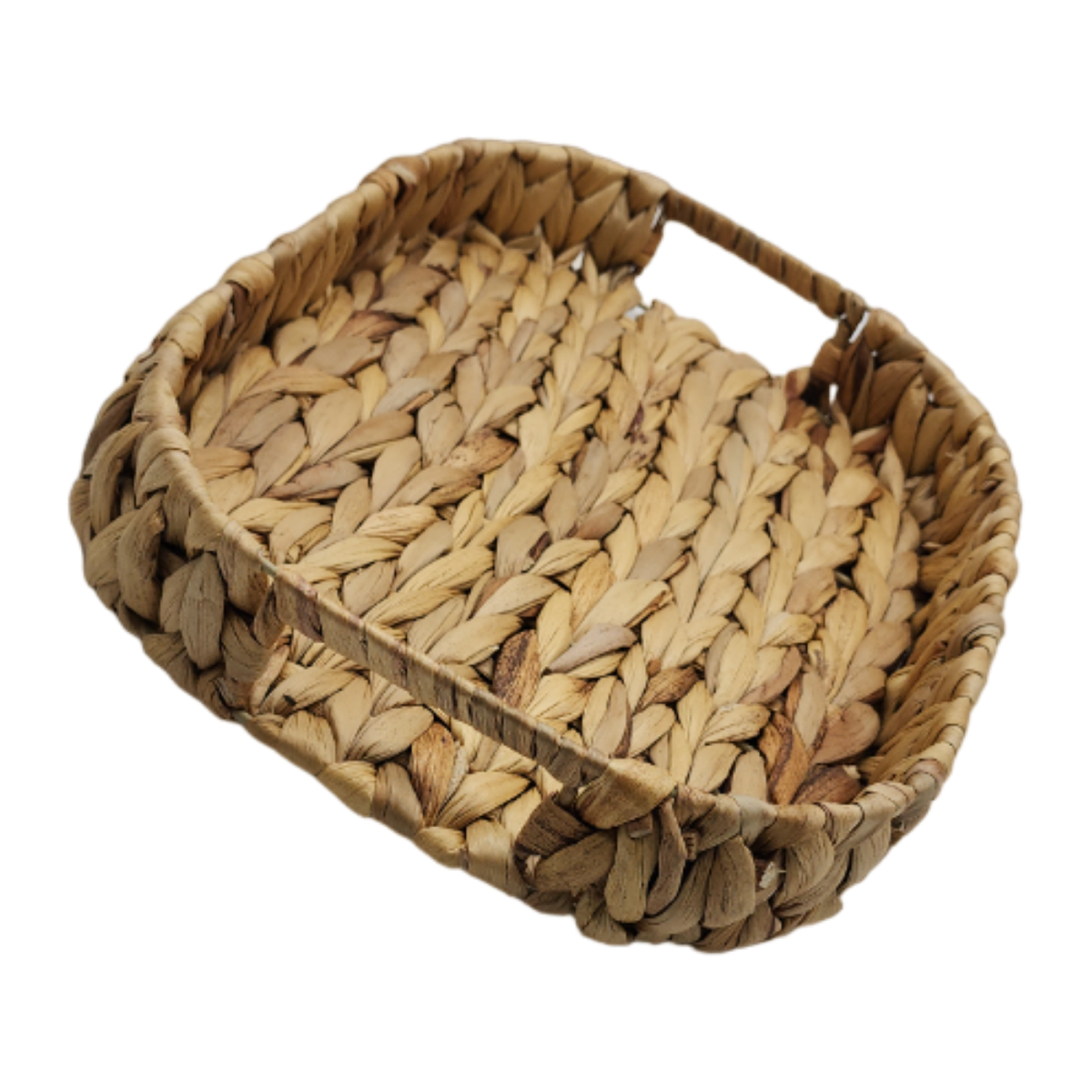 Bandeja Rustica Fibra Natural Rectangular Bandeja Multiuso S-2