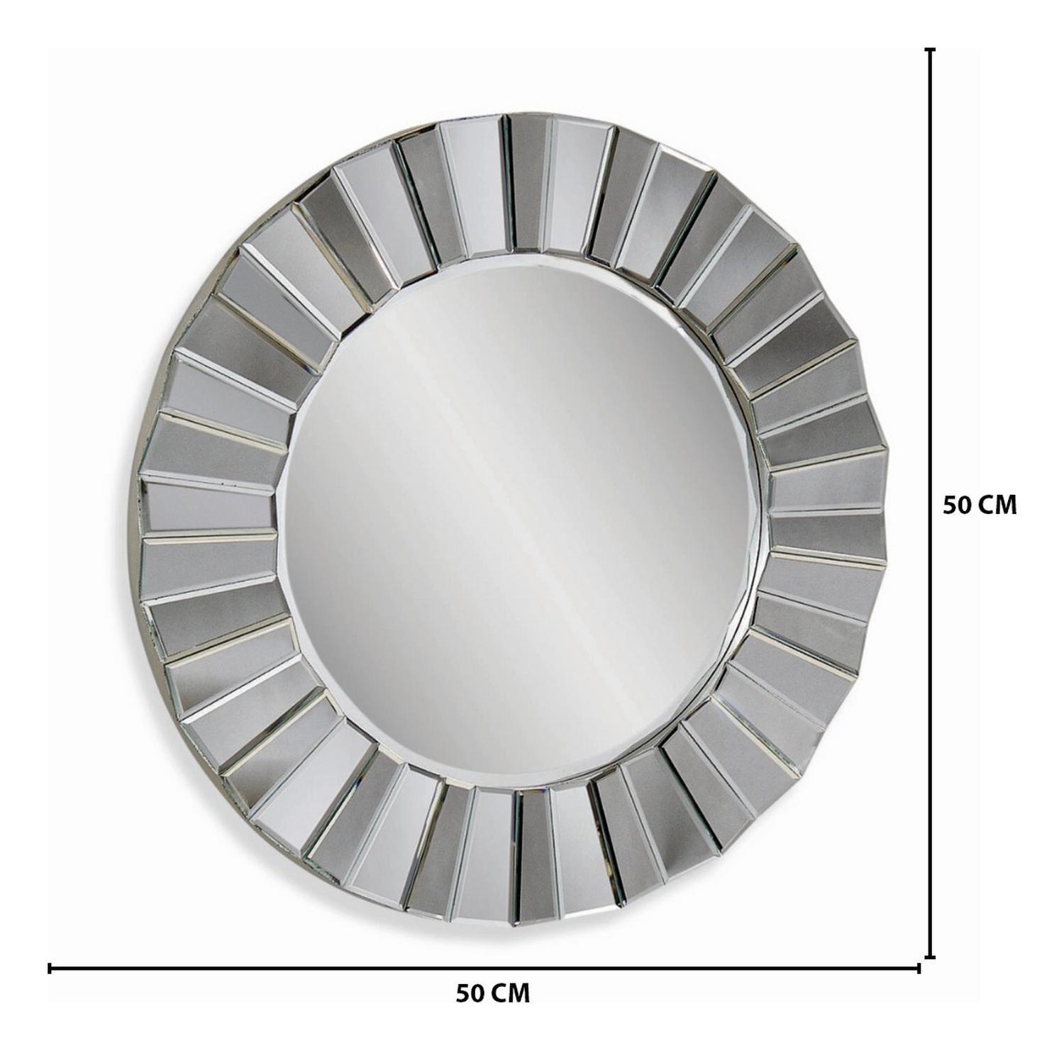 Cuadro Espejos Decorativos Decoracion Living Espejo Plateado-4