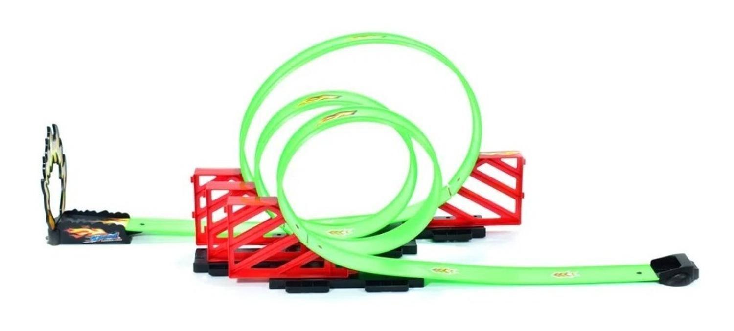 Pista De Carreras Rapid World Lanzamiento Autitos Auto Niños-2