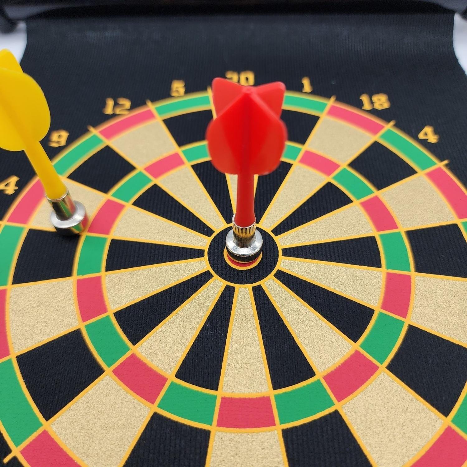 Tablero De Dardos Magnetico Tiro Al Blanco Reversible-2