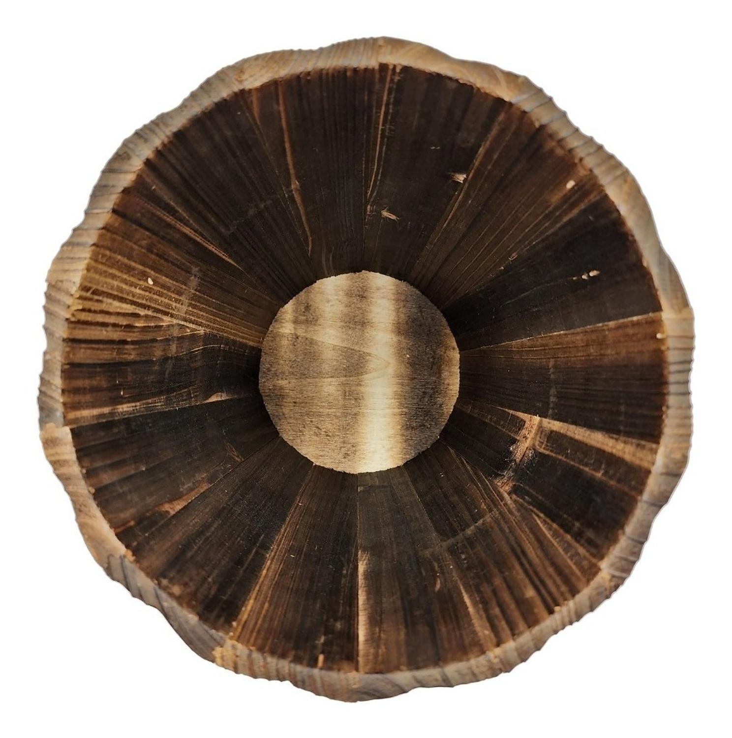 Macetero De Madera Tipo Barril Alargado Para Jardín Terraza-8